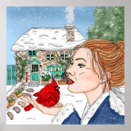 Hand plockade-vinterdagen poster