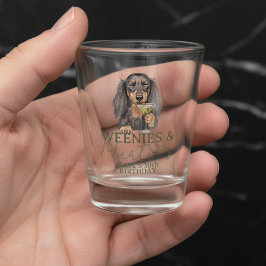 Hand plockade Weenies och Martinis Dachshund