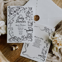 Hand plockade Whimsical Bokar for Baby, Baby Showe