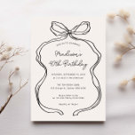 Hand plockade Whimsical Ribbon 40-årsdagen party Inbjudningar<br><div class="desc">Designat att samordna med Hand plockade Ribbon Gräns, den här 40-årsinbjudan innehåller det populära och chic menyfliksområdet gräns med handklotteckensnitt. Om du vill fånga din gästs uppmärksamhet med den här unika designen är den här sviten perfekt för dig. Om du vill göra en mer avancerad anpassning av den här designen,...</div>