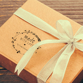 Hand plockade Wildblommans andedräkt med Kärlek Stämpel