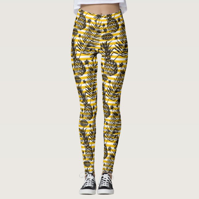 Hand plockadeananas leggings (Framsida)