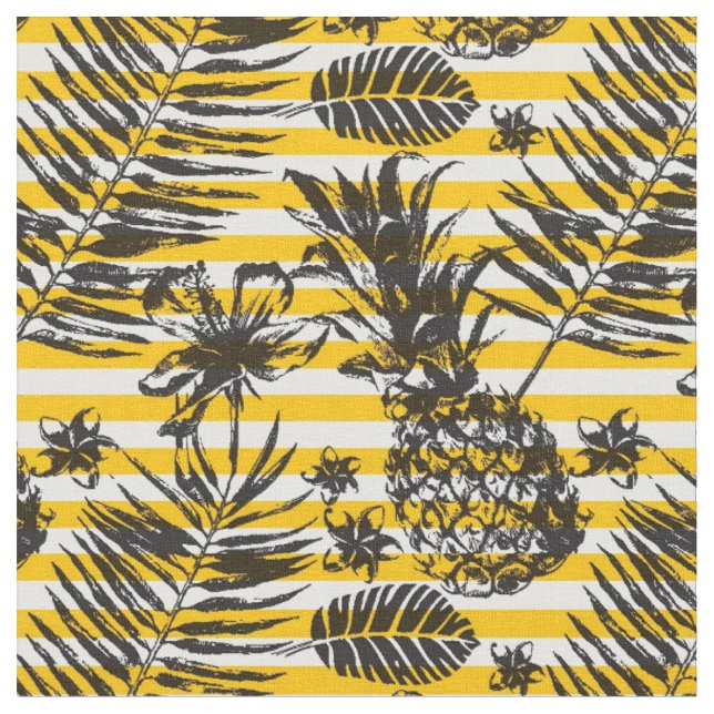 Hand plockadeananas tyg (Närbild)