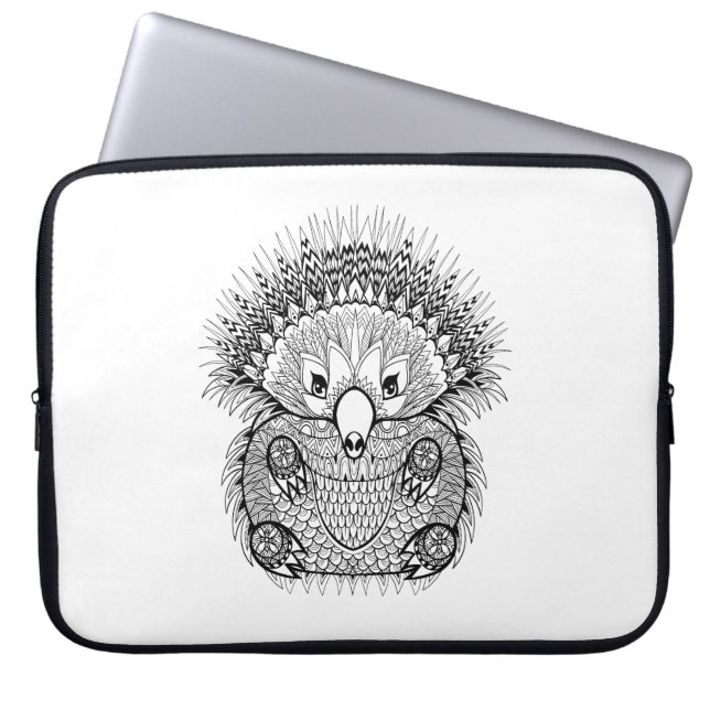 Hand plockadeEchidnaklotter Laptop Sleeve (Framsidan)