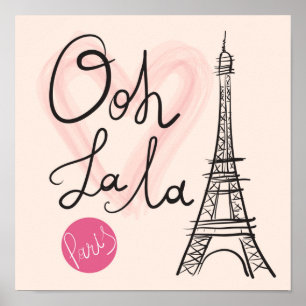 Hand plockadeEiffel torn Poster