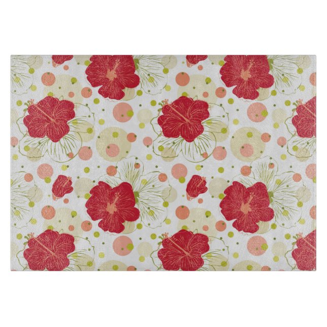 Hand plockadehibiskusmönster (Framsidan)