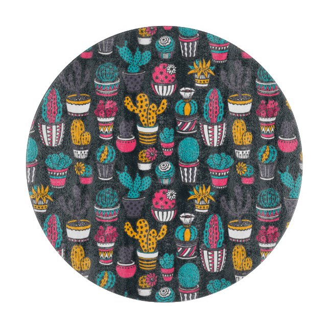 Hand plockadekaktusen skissar in stilmönster (Framsidan)