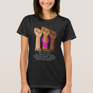 Hand Pro Choice Definition Feminist Women's Högers T Shirt