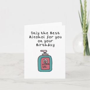 Hand sanitiser Birthday-kort Kort