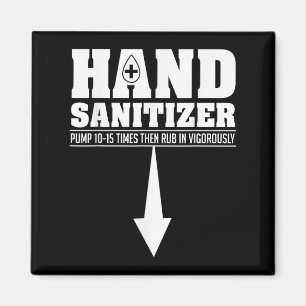 Hand Sanitizer Funny Sarcastic Vuxen humor Dirty J Magnet