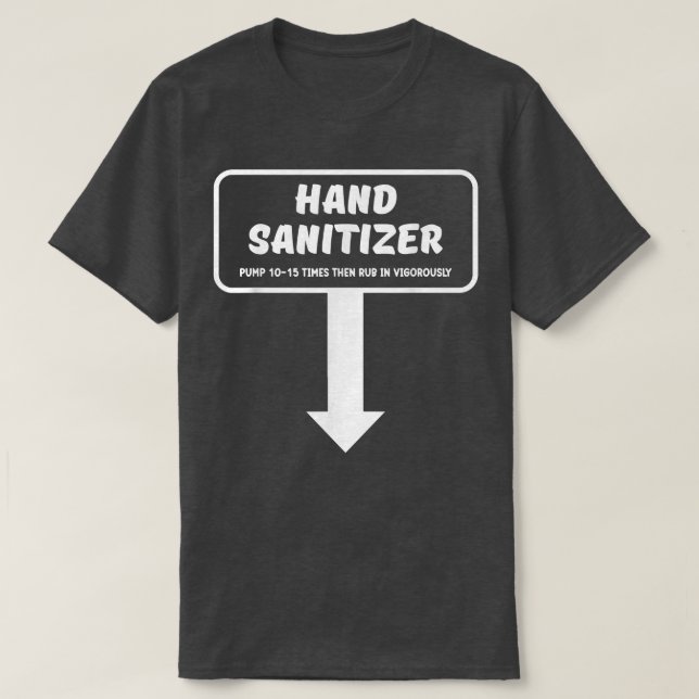 Hand SanitizerFunny Vuxen humor jul Naughty T Shirt (Design framsida)
