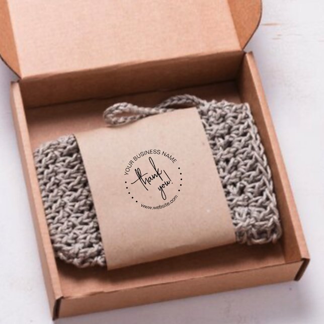 Hand-Script-Tack för kundvärdering Självfärgande Stämpel (Skapare uppladdad)