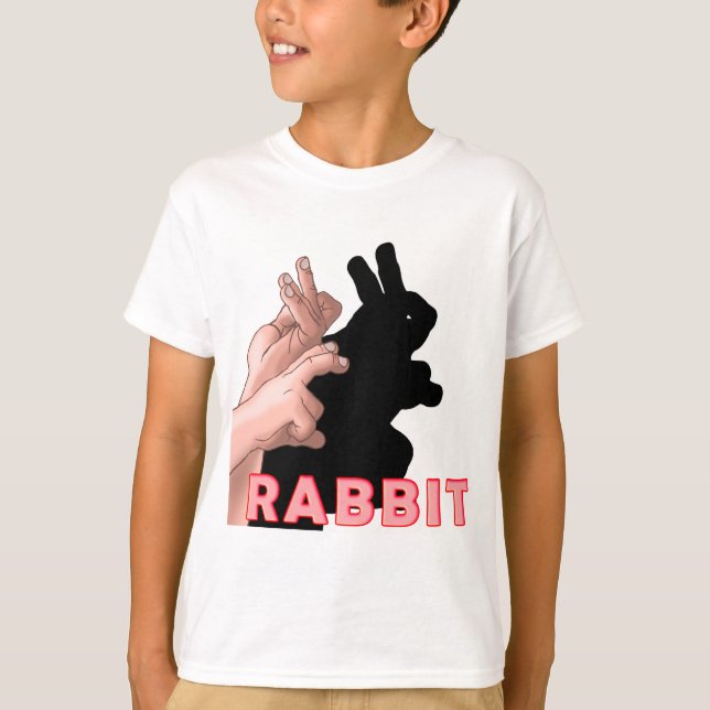 HAND SHADOW RABBIT T-SHIRT (Framsida)