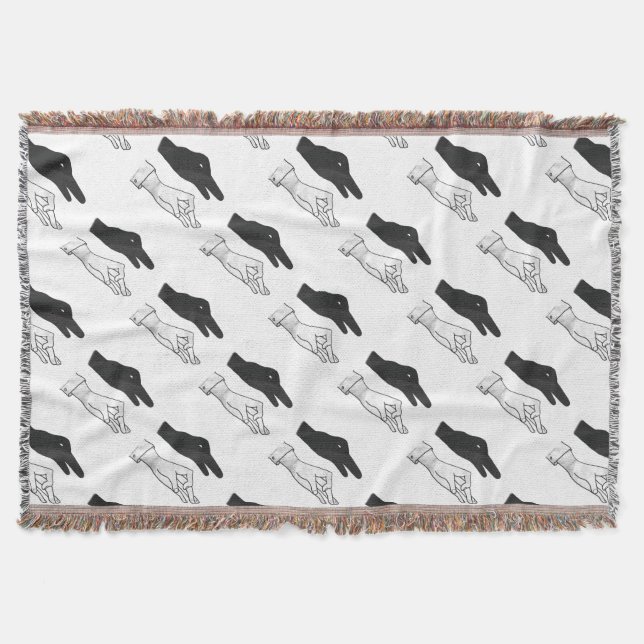 Hand Silhouette Anka Filt (Framsidan)