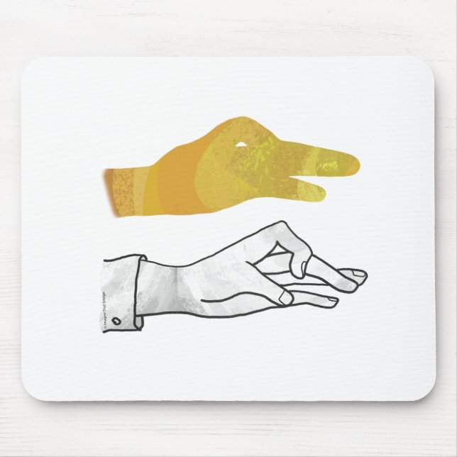 Hand Silhouette Anka Gult Musmatta (Framsidan)