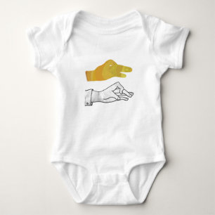 Hand Silhouette Anka Gult T Shirt