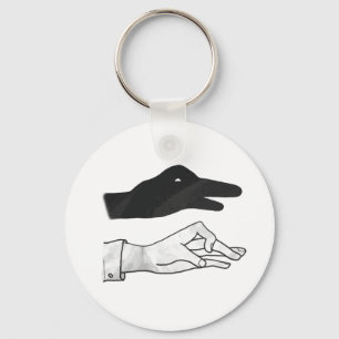 Hand Silhouette Anka Nyckelring