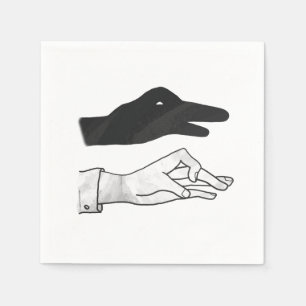 Hand Silhouette Anka Pappersservett
