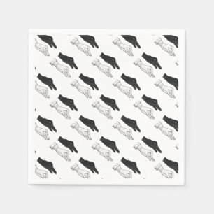 Hand Silhouette Anka Pappersservett