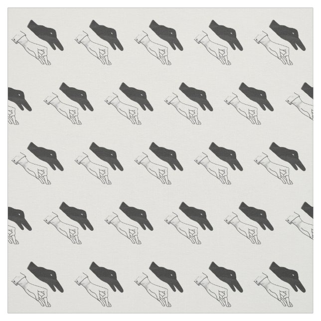 Hand Silhouette Anka Tyg (Provkarta)