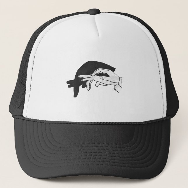 Hand Silhouette Anteater Keps (Framsida)