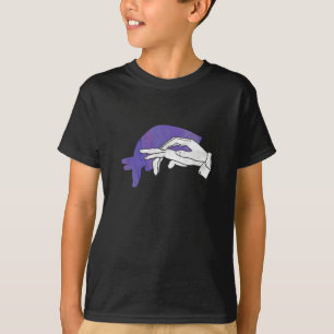 Hand Silhouette Anteater Lila Tee Shirt