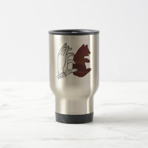 Hand Silhouette Bear Unge Brown Resemugg