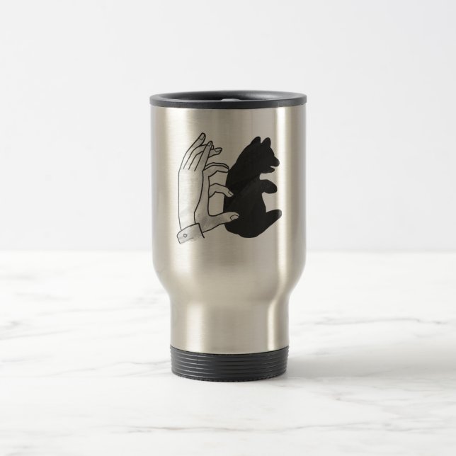 Hand Silhouette Bear Unge Resemugg (Center)