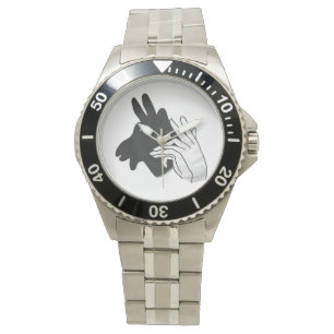 Hand Silhouette Billy Goat Armbandsur