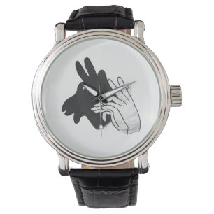 Hand Silhouette Billy Goat Armbandsur