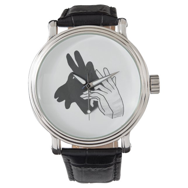 Hand Silhouette Billy Goat Armbandsur (Framsida)