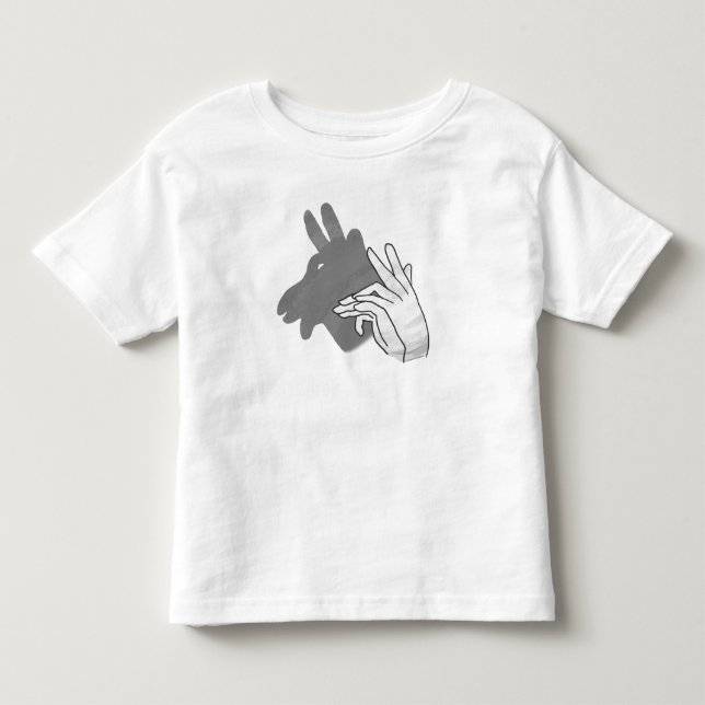 Hand Silhouette Billy Goat Grått Tee (Framsida)