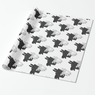 Hand Silhouette Billy Goat Presentpapper