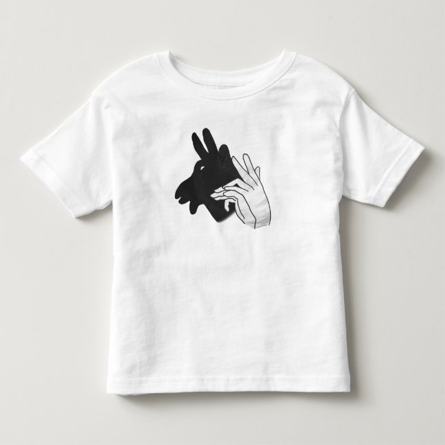 Hand Silhouette Billy Goat Tee Shirt (Framsida)