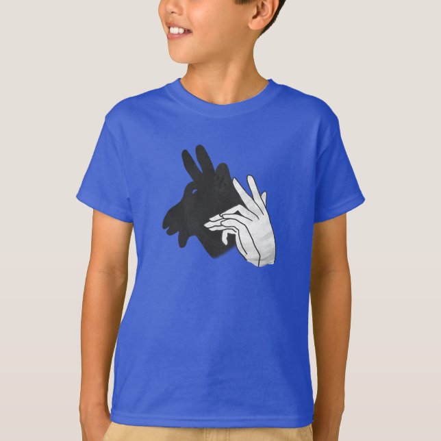 Hand Silhouette Billy Goat Tee Shirt (Framsida)