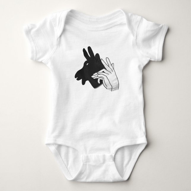 Hand Silhouette Billy Goat Tee Shirt (Framsida)