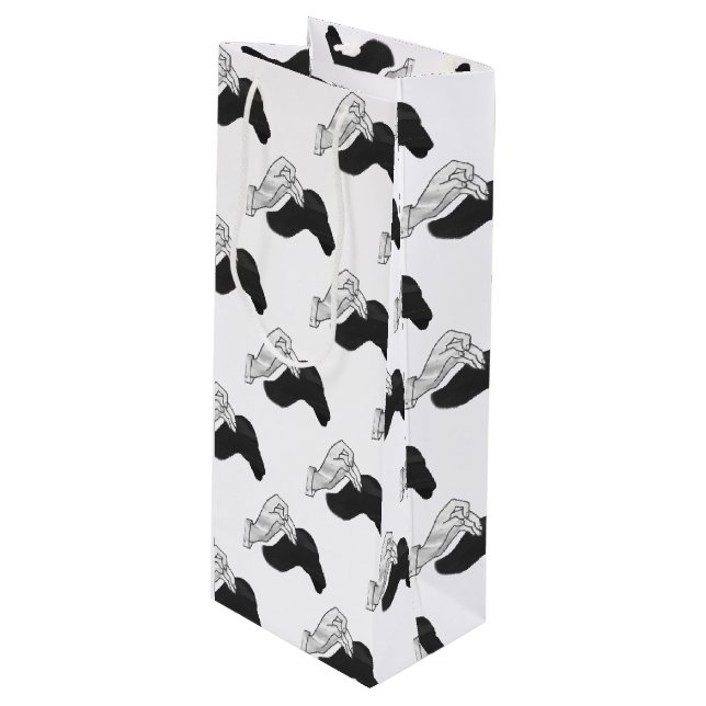 Hand Silhouette Camel (Framsidan Vinklad)