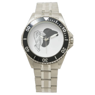 Hand Silhouette Camel Armbandsur