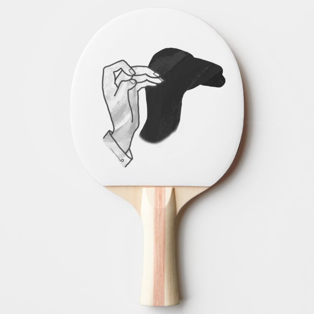Hand Silhouette Camel Pingisracket (Framsidan)