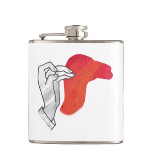 Hand Silhouette Camel Red Fickplunta