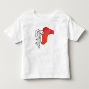 Hand Silhouette Camel Red Tee