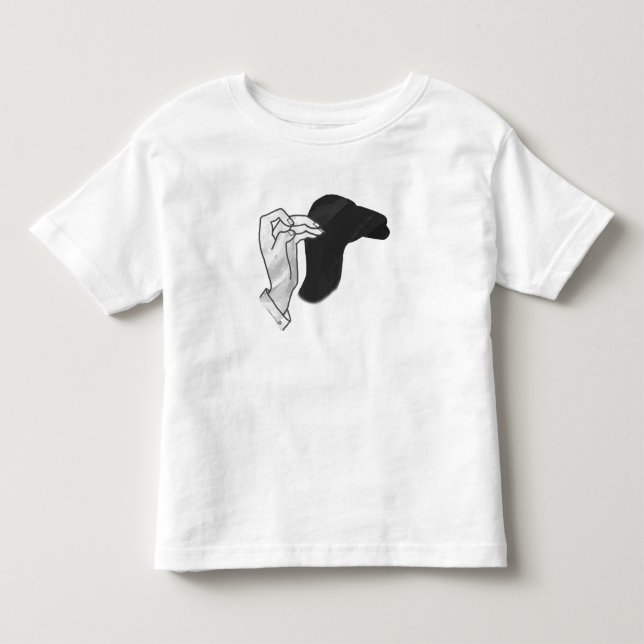 Hand Silhouette Camel T-shirt (Framsida)