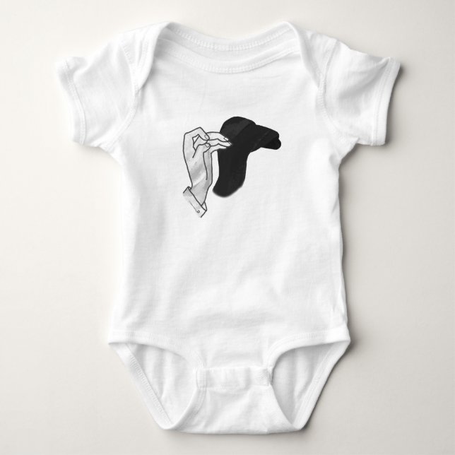 Hand Silhouette Camel Tee Shirt (Framsida)