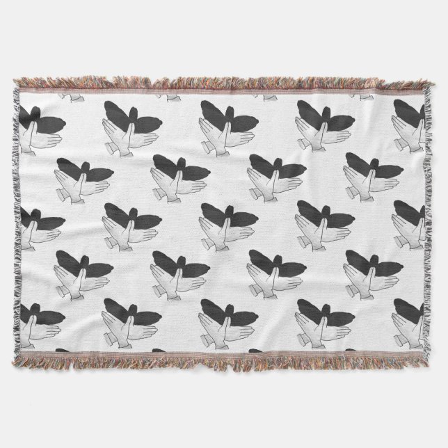 Hand Silhouette Eagle Filt (Framsidan)