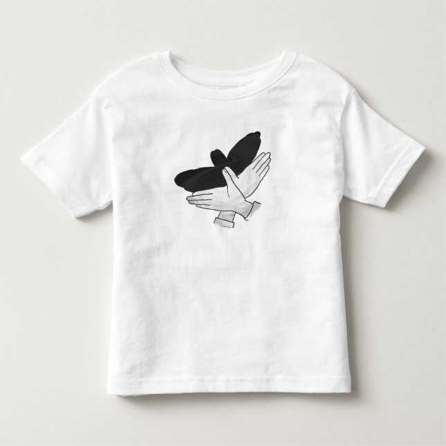 Hand Silhouette Eagle Tee Shirt (Framsida)