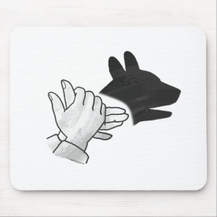 Hand Silhouette Hund Musmatta