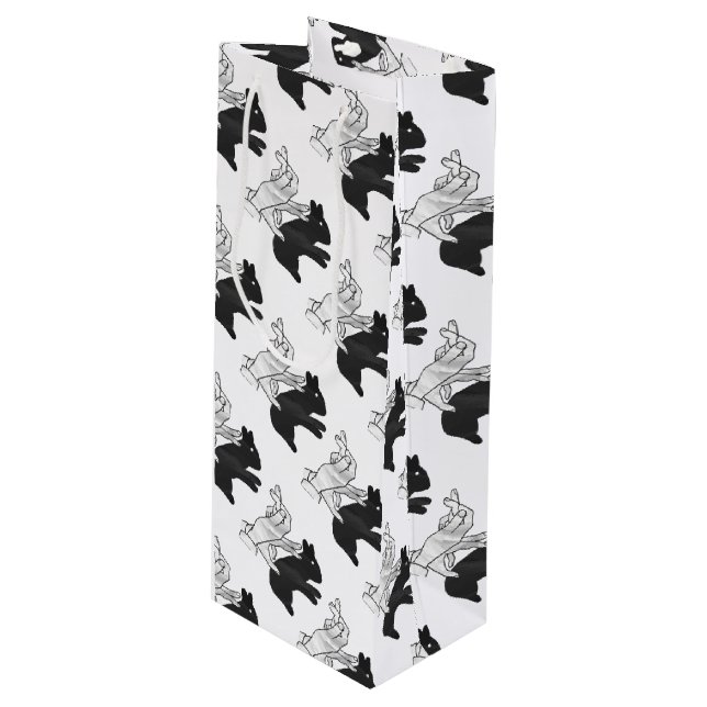 Hand Silhouette Rabbit (Framsidan Vinklad)