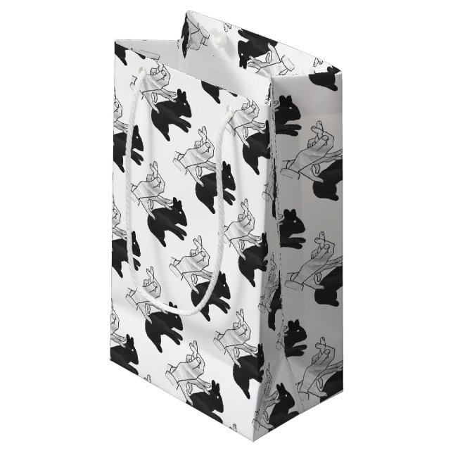 Hand Silhouette Rabbit (Framsidan Vinklad)