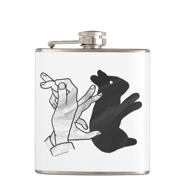 Hand Silhouette Rabbit Fickplunta (Framsidan)