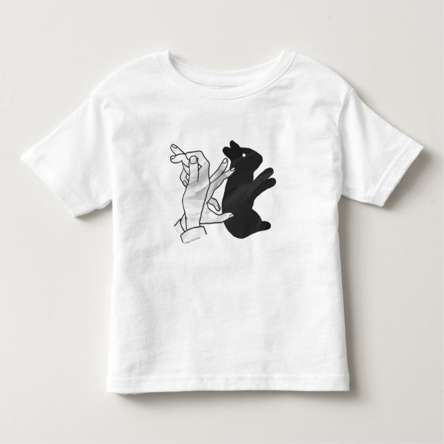 Hand Silhouette Rabbit T-shirt (Framsida)